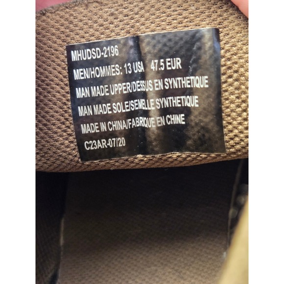 Lugz Men's Chukka Boots Brown Faux Leather Lace Up Ankle Boots Size 13 - Picture 2 of 13